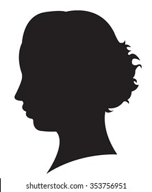 African American Woman African Profile Picture Stock Illustration ...