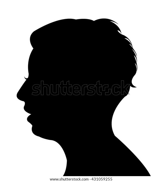 Download Lady Head Silhouette Vector Stock Vector (Royalty Free ...