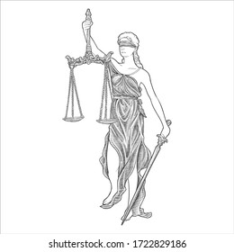 Lady Justice Sketch by auteur83 on DeviantArt