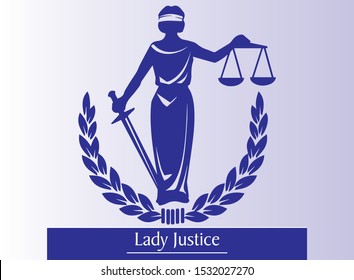 Lady Justice Just Judge Draw