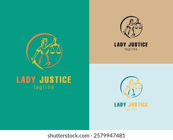 Lady Justice logo: The Guardian of Justice and Equality logo