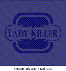 Lady Killer with jean texture