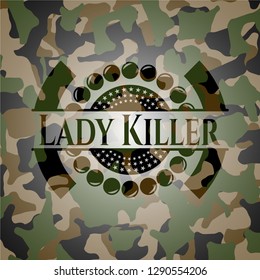 Lady Killer on camo pattern
