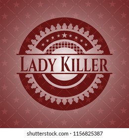 Lady Killer vintage red emblem