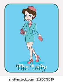 The lady, Lottery a Mexican kids game