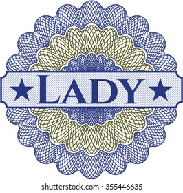 Lady money style rosette