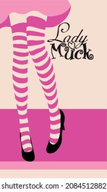 Lady Muck. Unused Free brand. Good for chick lit. Women girl merchandise.