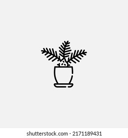 Lady palm icon sign vector,Symbol, logo illustration for web and mobile