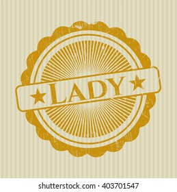 Lady rubber seal