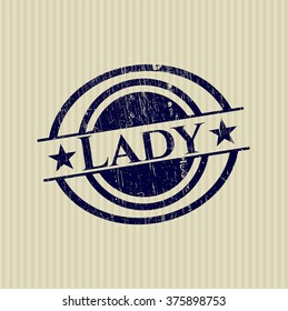 Lady rubber texture