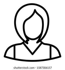 
Lady Servant Isolated Vector icon which can easily modify or edit
