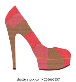 Lady shoe illustration - Vector format