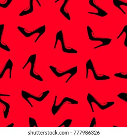Lady shoes pattern