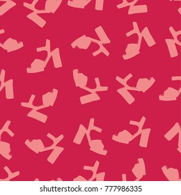 Lady shoes pattern