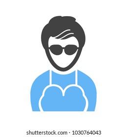 Lady in Stylish Glasses
