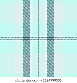 Lady textile fabric tartan, contour seamless check pattern. Ethnic background plaid vector texture in white and light colors palette.