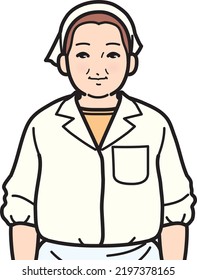 A lady in a tofu shop