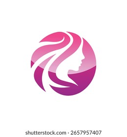 Lady Vektor abstrakt modernes Logo