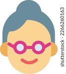 lady Vector illustration on a transparent background. Premium quality symmbols. Line Color vector icons for concept and graphic design. 
