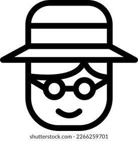 lady  Vector illustration on a transparent background. Premium quality symmbols. Line Color vector icons for concept and graphic design. 
