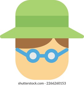 lady Vector illustration on a transparent background. Premium quality symmbols. Line Color vector icons for concept and graphic design. 
