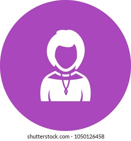 Lady Wearing Necklace
