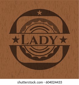 Lady wood emblem