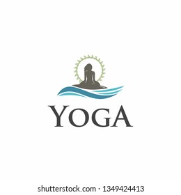 lady yoga logotype