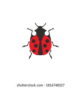 ladybird animal  vector logo symbol template icon