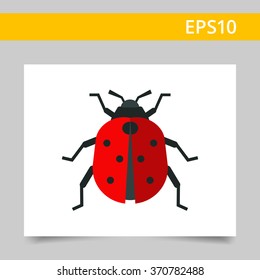 Ladybird flat icon