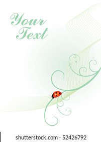 ladybird green blank