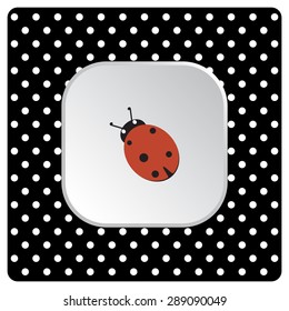 Ladybird. icon. vector design