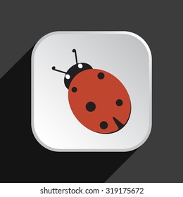 Ladybird. icon. vector design