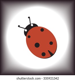 Ladybird. icon. vector design