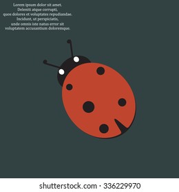 Ladybird. icon. vector design