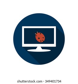 Ladybird. icon. vector design