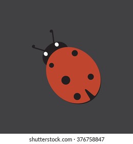 Ladybird. icon. vector design