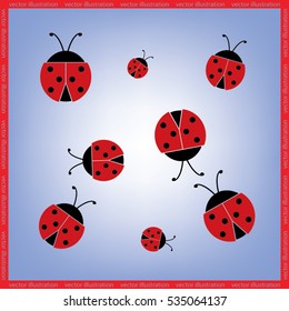 ladybird icon vector illustration eps10.