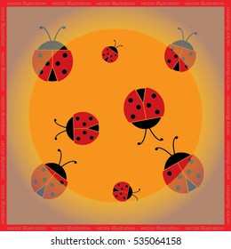ladybird icon vector illustration eps10.