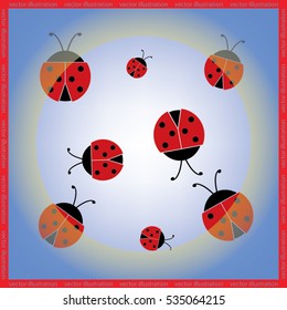 ladybird icon vector illustration eps10.