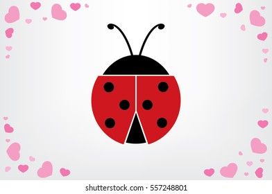 ladybird icon vector illustration eps10.