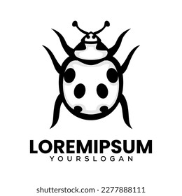plantilla de vector de diseño de logotipo de ladybird