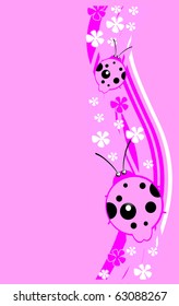 ladybird on the wave