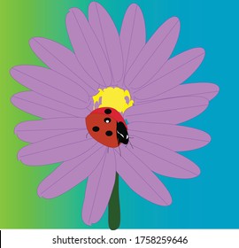 diseño original de patrón ladybird y dibujo digital. Se puede usar en web, papel pintado, cerámica y diseños de tela.