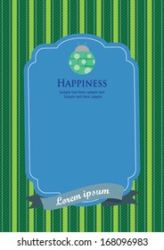ladybird poster template vector/illustration / background/ greeting card