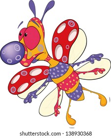 Ladybird. A soft toy