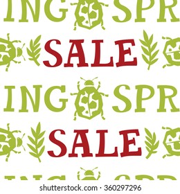 Ladybird Sring sale pattern