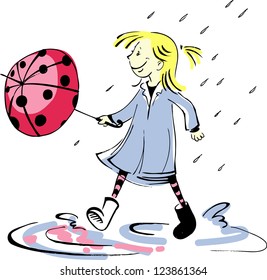 Ladybird umbrella