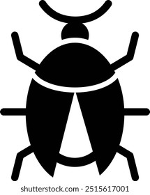 Ladybird Vector Icon Design Illustration