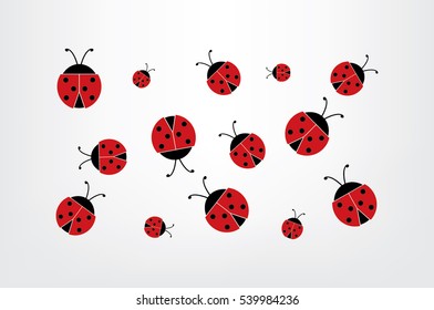 ladybird vector illustration eps10.
